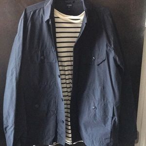 J.Crew Stripped T-Shirt/Jacket Outfit